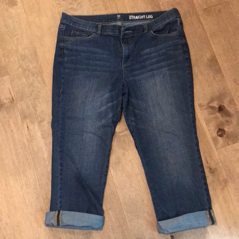 Jean capri pants